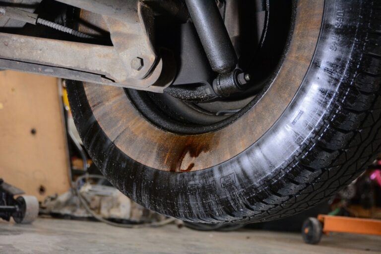 Will a failing wheel seal cause fluid leaks?